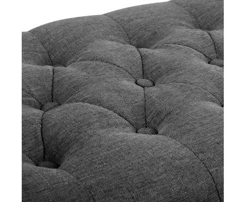 Linen & Boucle Ottomans