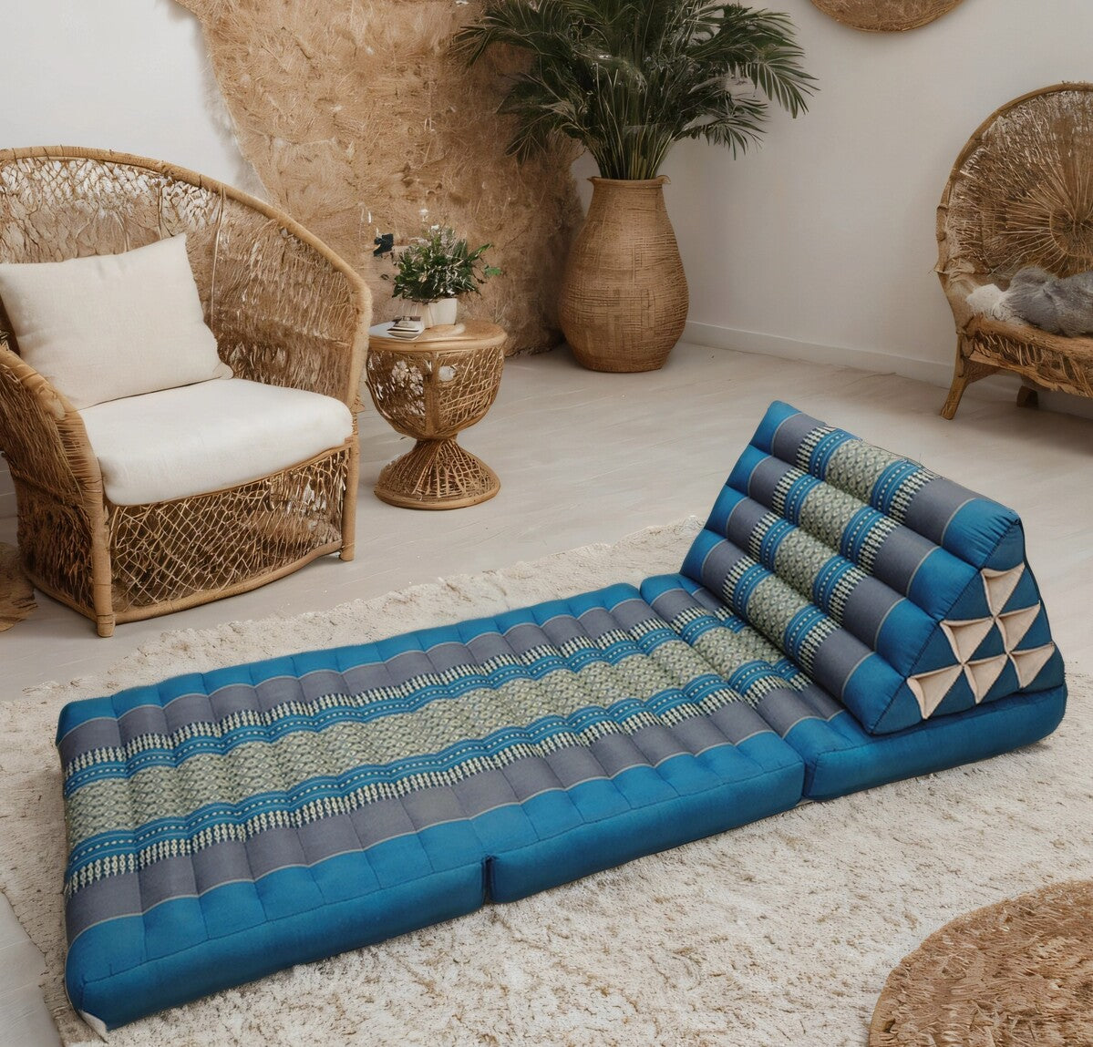 Authentic Thai Kapok Mattresses – Handcrafted Comfort & Support | Blue