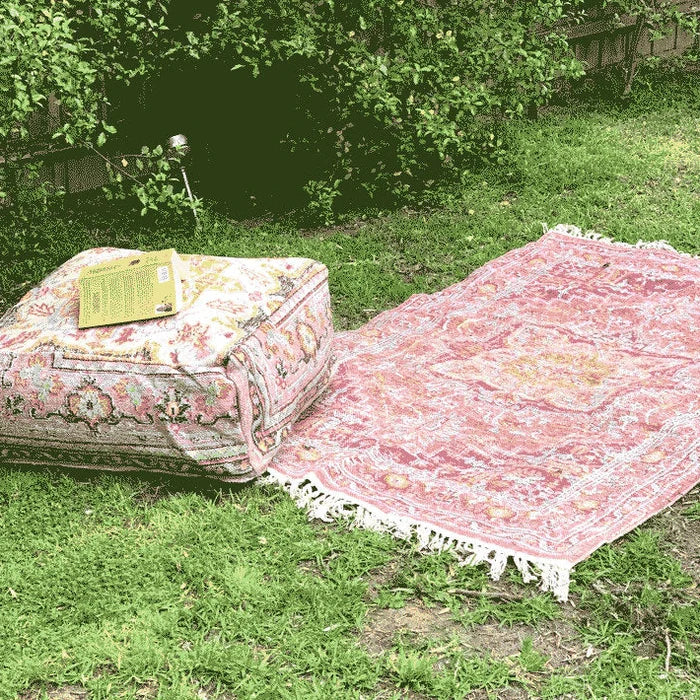 Pink Kilim Ottomans Australia