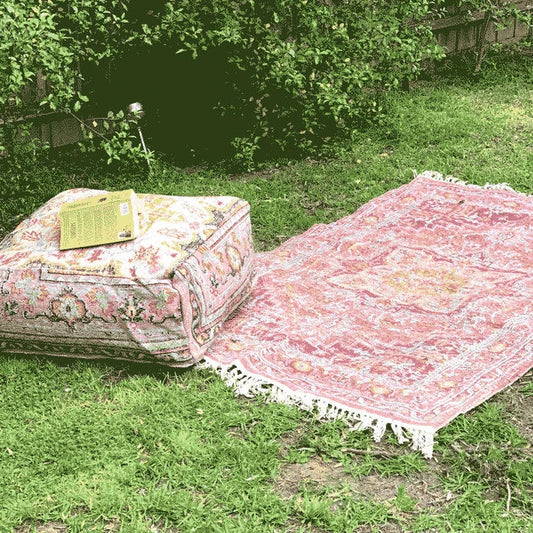 Pink Kilim Ottomans Australia