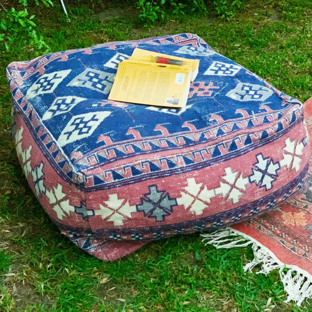 Azure Style Kilim Ottomans Australia