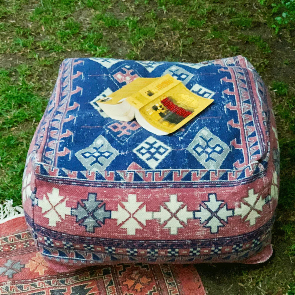 Azure Style Kilim Ottomans Australia