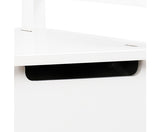 Wooden Box Storage Cabinet - White