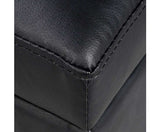 Storage Sofa Ottoman PU Leather - Black (MEDIUM SIZE)