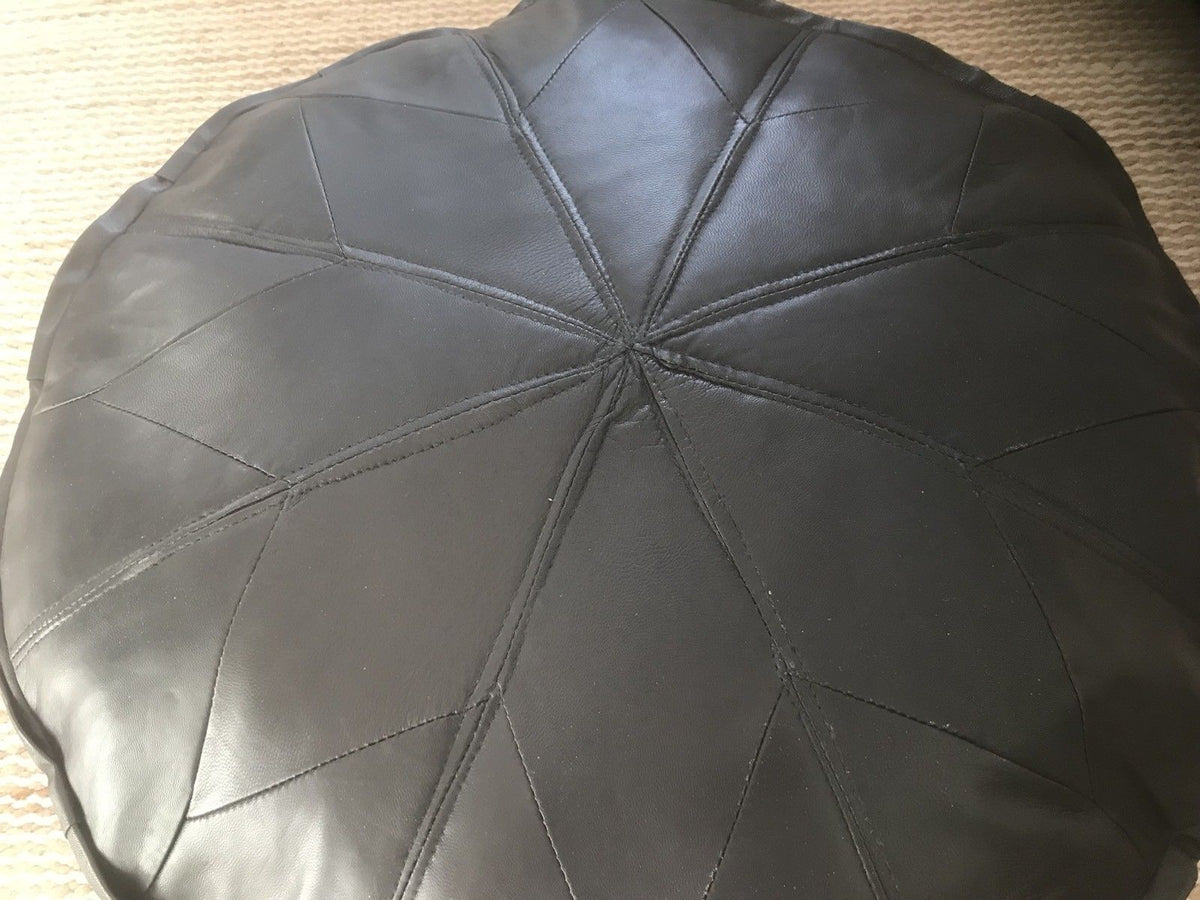 Stunning Turkish Leather Ottoman Pouffe Pouf Footstool Ottomans Australia